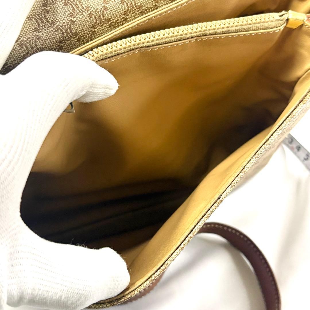 Rare Popular CELINE Macadam Pattern Shoulder Bag … - image 16