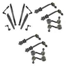 For Dodge Durango 04-09 Front & Rear Shock Absorbers & Stabilizer Bar Link Kit