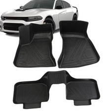 Fits 11-23 Dodge Charger Chrysler 300 Rwd Floor Mats All Weather 3d Carpets Tpe
