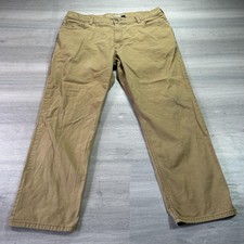 Carhartt Pants Mens 40x30 Brown Relaxed Work Canvas Straight Carpenter 102517