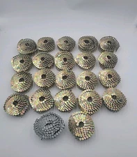 Coil Roofing Nails 1-1/4" X .120 Smooth Galvanized Steel 15° (Lot Of 22 Rolls)