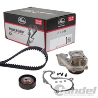Gates Powergrip ZAHNRIEMEN-SATZ MIT Wasserpumpe Passend FüR Ford C-MAX Courier