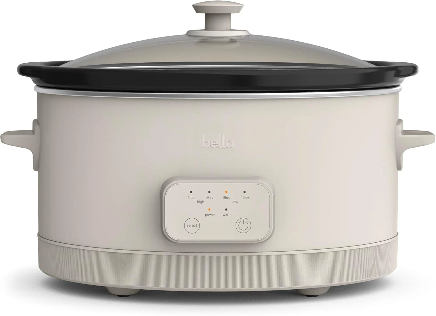 6.0 Qt Programmable Slow Cooker Ceramic Nonstick Coating Adjustable Temperature