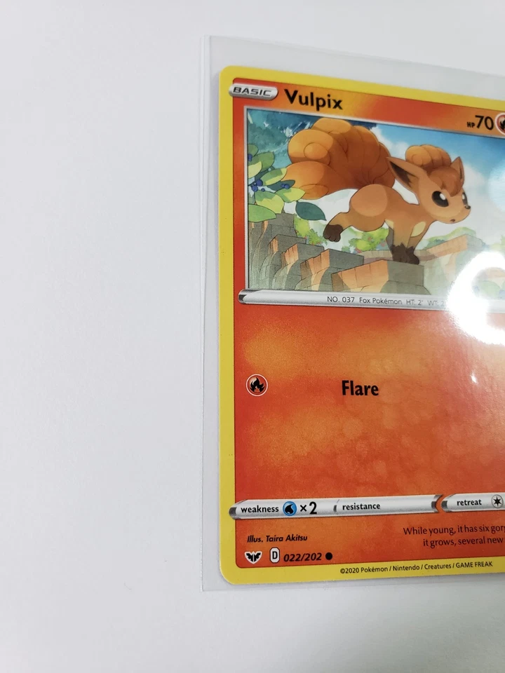 Pokemon Vulpix 022/202 Swsh01: Sword & Shield Regular - Image 2 of 4