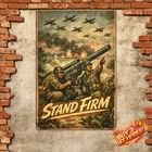 More Firepower Vintage Style Metal Tin Sign Retro Home Garage Wall Art 8x12