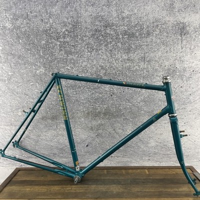 Vintage Schwinn Voyageur Columbus Touring Bike Frame 58cm Lugged Steel  Gravel