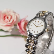 Tiffany & Co. Tesoro Ladies Quartz Watch Silver Dial Two-Tone 23mm