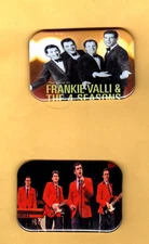 FRANKIE VALLI  & THE FOUR SEASONS    2   REFRIGERATOR MAGNET  2" X 3"