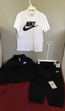 Nike 3-Piece Boy's Size 6 Track Suit Set Pants, Jacket, T-Shirt NWT  65 MSRP 