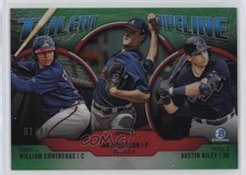 2019 Bowman Green Refractor 61/99 Austin Riley Ian Anderson #TP-ATL nd3