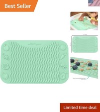 SenseAbles Mint Silicone Feeding Placemat - Dishwasher Safe for Easy Cleanup