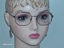 VOGUE DESIGNER GEOMETRIC SILVER EYEWEAR BY LUXOTTICA M VO4226 C 323 TITANIUM