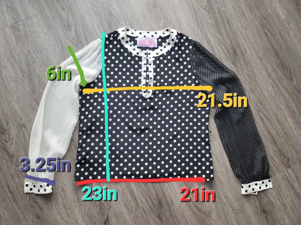 Blusa Tuleh 100% Seda Top Mujer Ropa Manga Larga Negra Blanca Monocromática ~M Foto 3 de 4