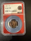 1884 Indian Head Cent • NGC PF66+ RB • Proof 1C • Stunning Red-Brown NO RESERVE!