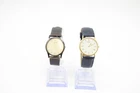 F x2 Vintage Gents Seiko Gold Tone Quartz Working Wristwatches Inc 5Y30-7000 Etc