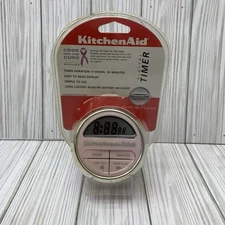 KitchenAid Cook's Series Digital Timer PINK New Sealed Package RARE Cook Cure