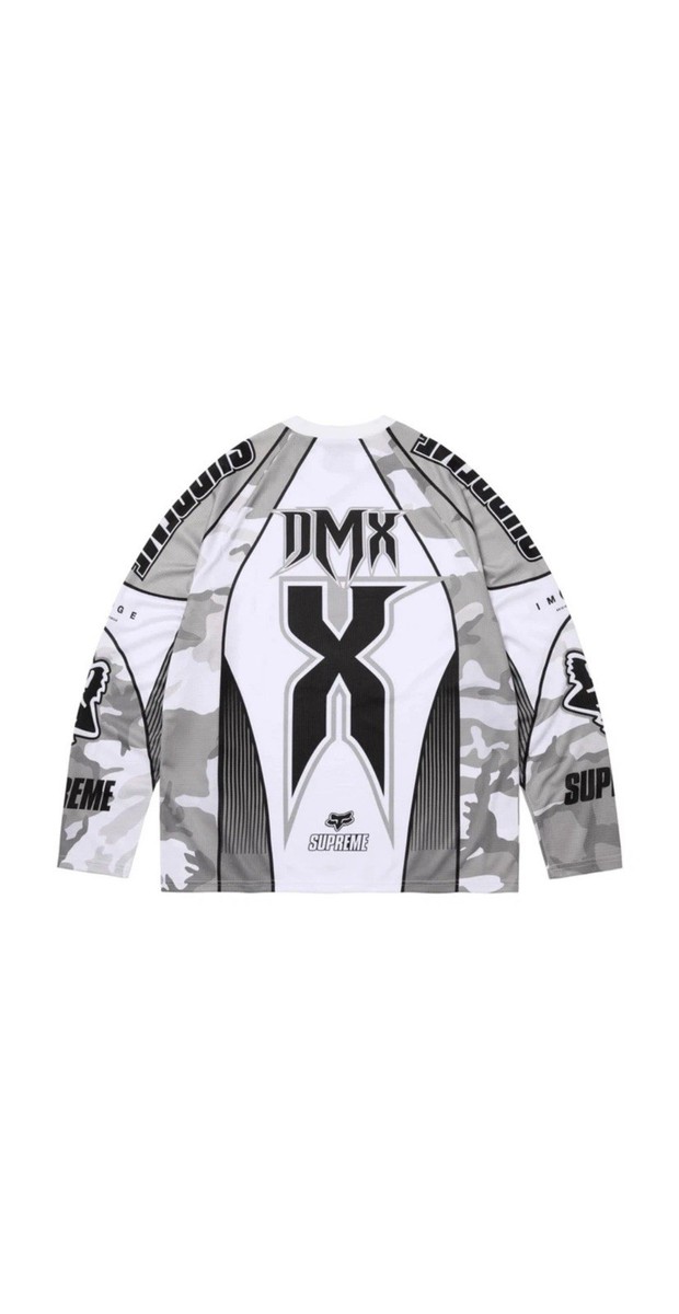 Supreme ゲームシャツ M Supreme Fox Racing DMX Jersey White Snow Camo XXL DEADSTOCK IN