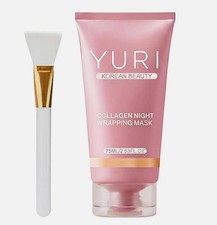 Yuri Korean Collagen Night Wrapping Mask 75ml Hydrating Sleeping Mask New In Box