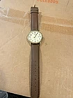 Vintage Working Timex Indiglo Quartz Watch Date WR30M Genuine Leather Strap