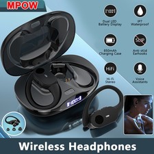 Mpow True Wireless Earbuds Bluetooth Stereo Headphones w/ Wireless Charging Case
