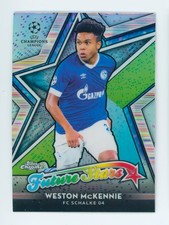 2018-19 Weston McKennie Topps Chrome Future Stars Refractor Rookie Card SP. rookie card picture
