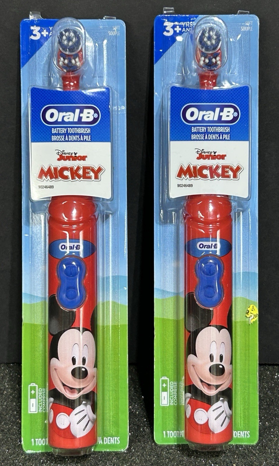 2-Pack Oral-B Kids Electric Toothbrush Disney's Mickey Mouse