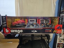 Bburago 1:43 Formula F1 Racing Paddock Set,Red Bull/McLaren/Ferrari/Mercedes AMG