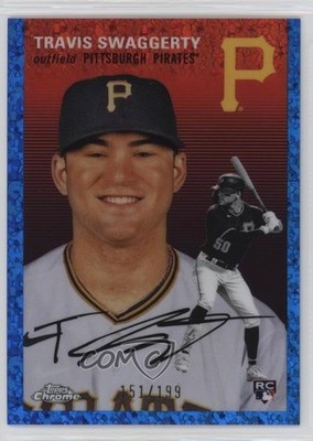2023 Topps Chrome Platinum Anniversary /199 Travis Swaggerty #27 Rookie RC 2k3