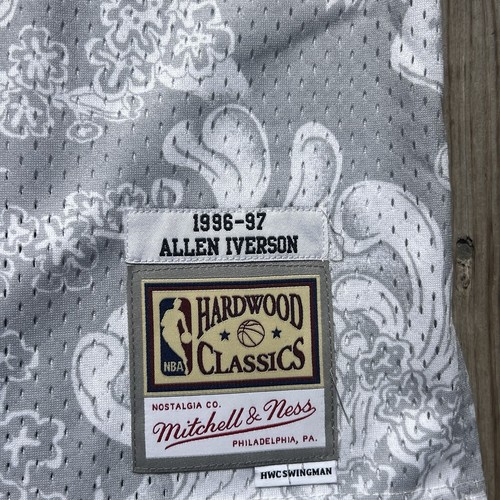Men’s Mitchell & Ness NBA Swingman Jersey Philadelphia 76ers Allen Iverson 2XL - Picture 4 of 11