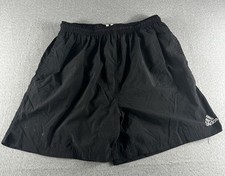 Vintage Adidas Shorts Men s L 90 s 100 Nylon Lightweight Pockets Drawstrings