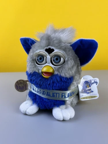 Vintage Furby Tiger Millennium Special Limited Edition 1999 Model 70-894 - WORKS