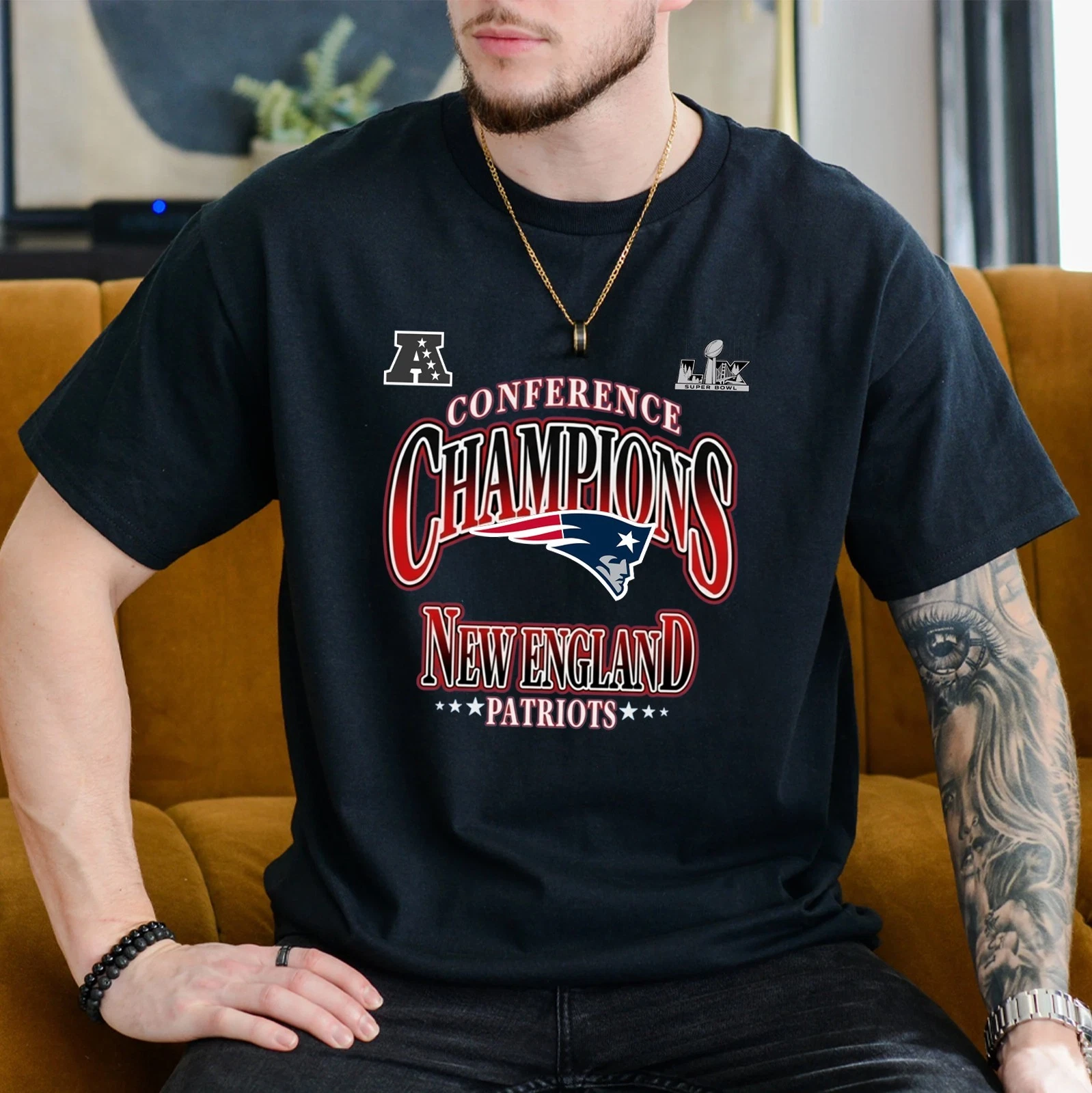 AFC Conference Champions New England Patriots T-Shirt