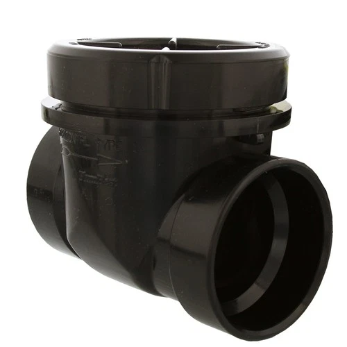 Jones Stephens B05200 2" ABS Backwater Valve - Black - Picture 2 of 4