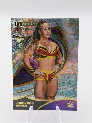 2026 Topps WWE Universe - Jordynne Grace #87 Aqua Speckle /299