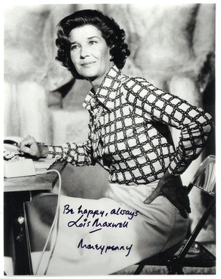 LOIS MAXWELL ( )   James Bond 007 Autogramm mit COA ~ The Spy Who Loved Me 1977