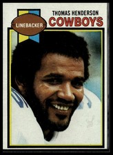 Thomas Henderson 1979 Topps Cream Colored Back #385 Dallas Cowboys