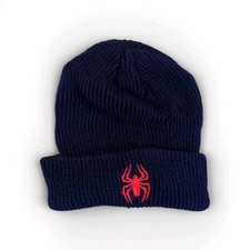 Spyder Blue Beanie Skull Cap Men's One Size NWT New Heavy Knit Warm Sealed