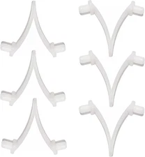ATIE Butterfly Pool Clips - 6 Pack Attachment Clips for Swimming Pool Brush, Ski