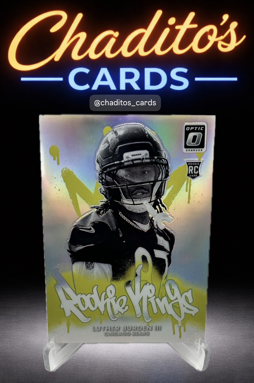 Luther Burden III ROOKIE KINGS🔥2025 Optic Rookie Kings #6 🔥Chicago Bears