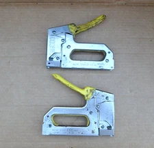 (2) ACME Model 18A Hand Staplers,  for Telephone Quad Cable or Similar wire