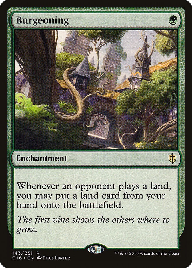 MTG Burgeoning  - Commander 2016 #143