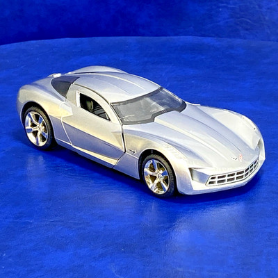 Jada 2009 Corvette Stingray Concept Car Diecast Plastic Doors Open  1/32 Scale