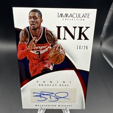 Panini 2014-15 Immaculate Ink Auto Red /25 Bradley Beal Wizards #7