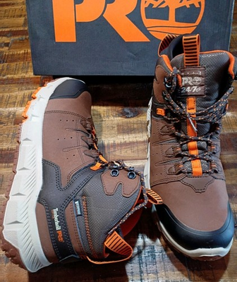 #ad Mens Timberland Pro Tempe Premium Waterproof Leather Soft Toe Work Boot Sz 10.5 $99.50