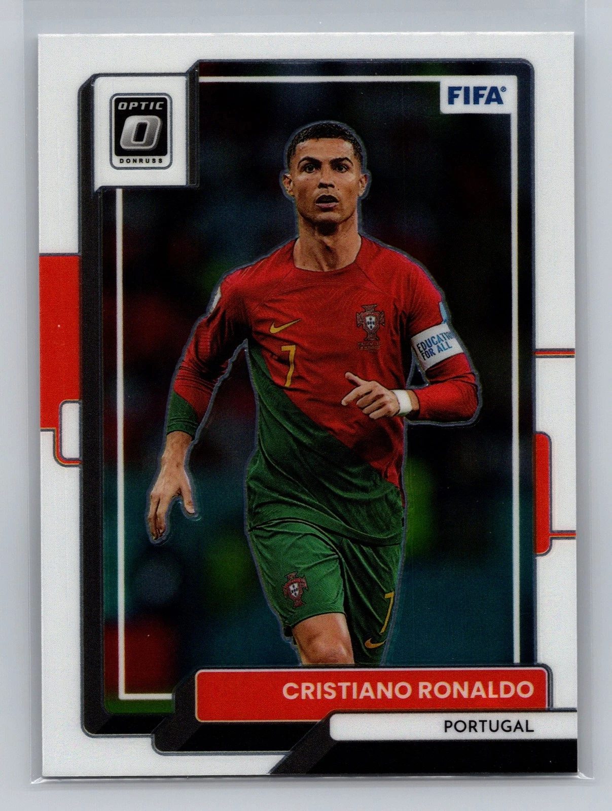 2022-23 Donruss Cristiano Ronaldo Portugal Optic #94 6521