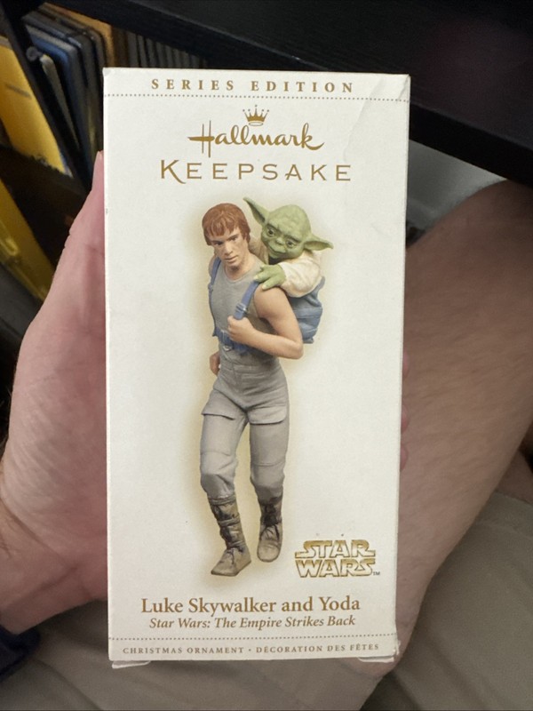 2006 Luke Skywalker and Yoda Hallmark Keepsake Star Wars Series #10 Ornament