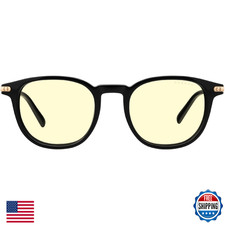 GUNNAR Womens Computer Glasses - Sofia Onyx Amber Lens - Blue Light Blocking Ant