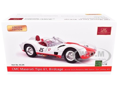 MASERATI TIPO 61 BIRDCAGE #25 WINNER 
