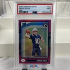 2024 Panini Donruss Optic #229 Drake Maye Rated Rookie Pink Prism PSA 9 RC 🔥
