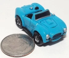 Small Micro Machine Shelby Cobra Convertible in Blue (Deluxe)